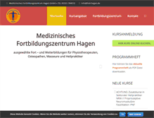 Tablet Screenshot of fobizentrum-hagen.de